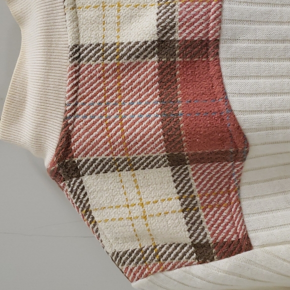 Gentle Fawn XS women's white wool zip-up sweater - Picture 3 of 6